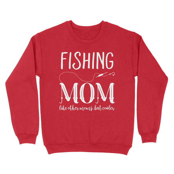 Fishing mom fishing Unisex Crew Neck Sweatshirt