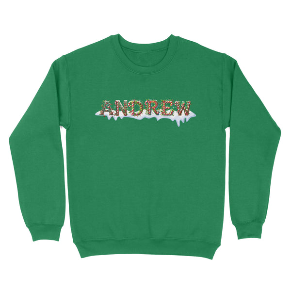 Personalized Christmas Gift Custom Name Sweatshirt