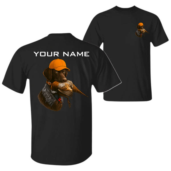 German Shorthaired Pointer Pheasant hunting Shirt, Hunting Gifts FSD4709 D03