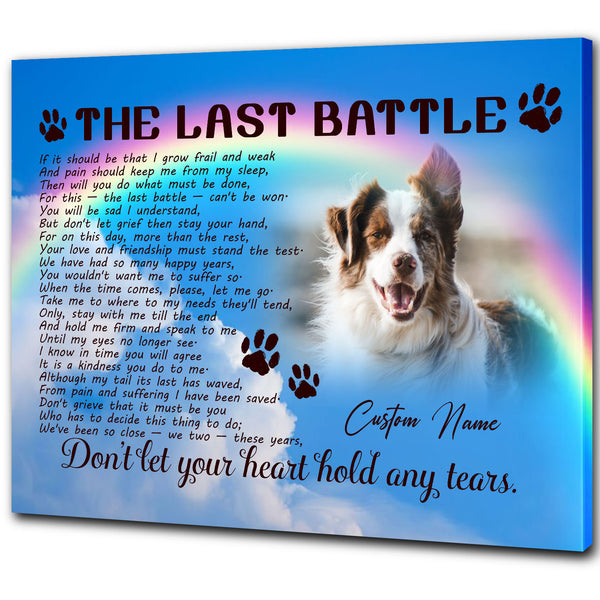 Dog memorial gifts, Loss of dog sympathy gifts, Dog passing away gifts, Pet memorial gifts - VTQ161