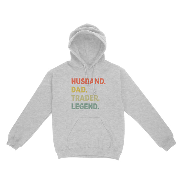 Husband Dad Trader Legend | Funny Stock Trader Shirt Gifts | Day Trading Crypto Bitcoin Shirts NS72 Myfihu