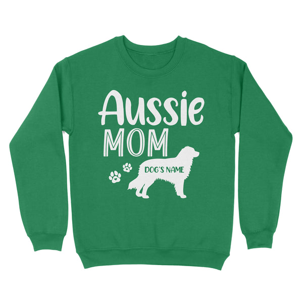 Happy mothers day dog mom aussie mom sweatshirt personalized gift A229