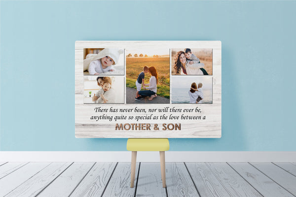 Mother & Daughter Personalized Canvas, Custom Photo Collage Mother's Day Canvas Gift, New Mom Keepsake| N2482
