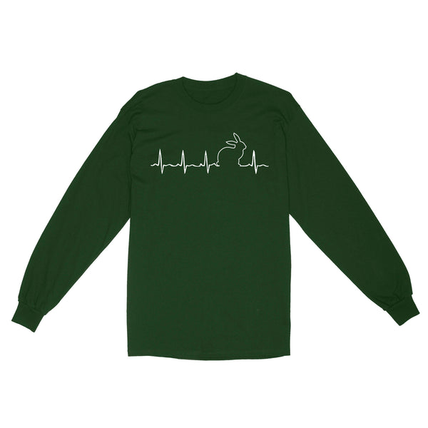 Men’s Rabbit hunting Shirt, Rabbit Pulse Heartbeat Long sleeve - FSD3787 D06