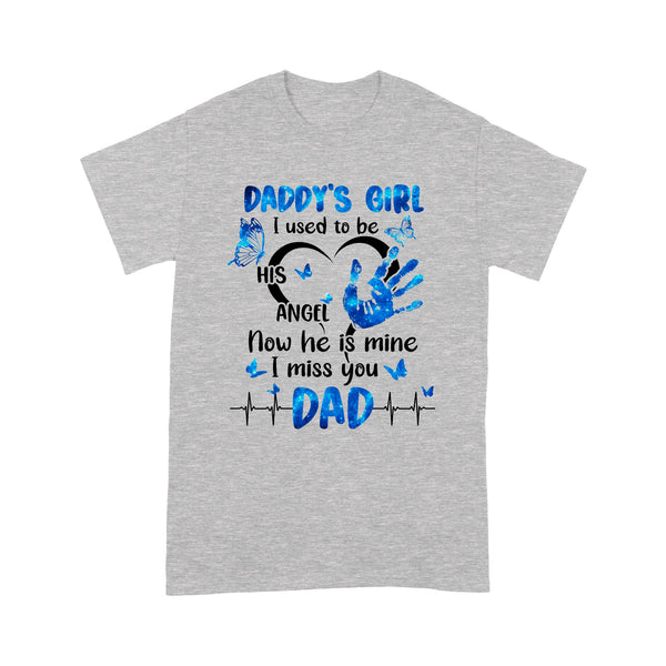 Dad Memorial T-shirt, Daddy's Girl in Heaven, Remembrance Loss of Father NTS268