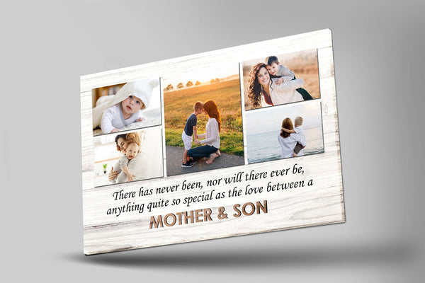 Mother & Daughter Personalized Canvas, Custom Photo Collage Mother's Day Canvas Gift, New Mom Keepsake| N2482