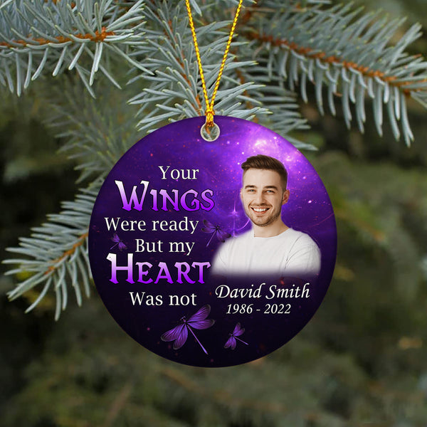 Customized Memory Christmas Ornament Loss Son Sympathy Gifts In Memory Ornament Memorial Gifts OP100