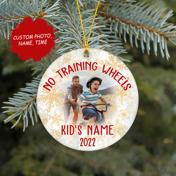 No training wheels ornament, BMX bike ornament for boys girls, commemorative cycling ornament| ONT87