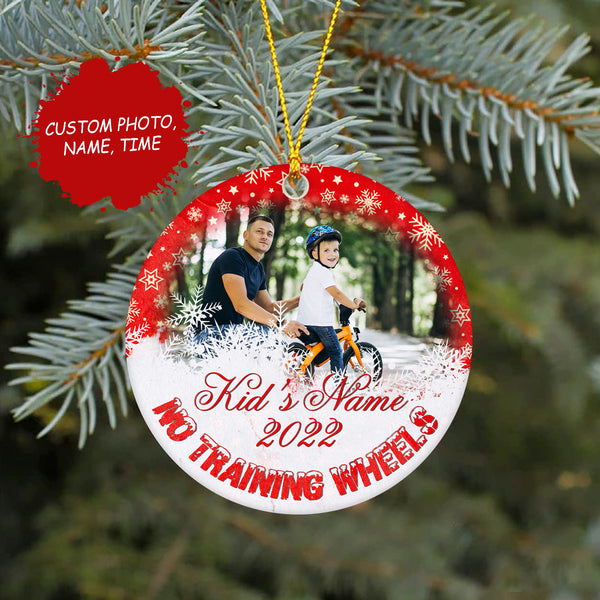 No training wheels ornament boys girls, BMX bike ornament, kids commemorative cycling ornament| ONT91