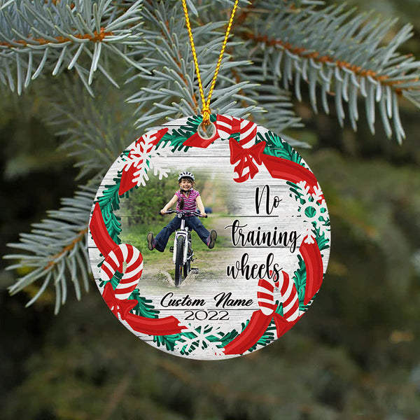 No training wheels ornament for kids, BMX bike ornament, boys girls Christmas cycling ornament| ONT89