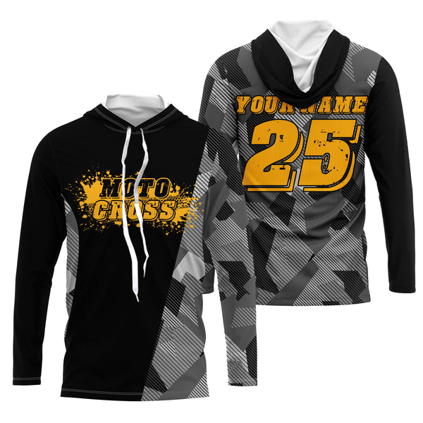 Camouflage custom motocross jersey UPF30+ kids men women dirt bike MX racing motorcycle off-road NMS1024