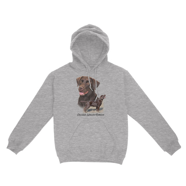 Chocolate Labrador Retriever - Labs Dogs Hoodie for Men Women FSD3793 D02