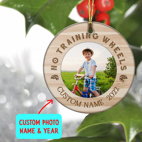 No training wheels ornament boys girls, BMX bike ornament, kids commemorative cycling ornament| ONT86