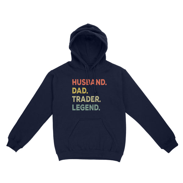 Husband Dad Trader Legend | Funny Stock Trader Shirt Gifts | Day Trading Crypto Bitcoin Shirts NS72 Myfihu