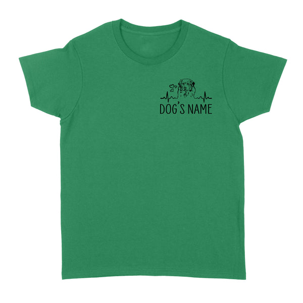 Dog mom mother's day aussie mom t shirt personalized gift A230
