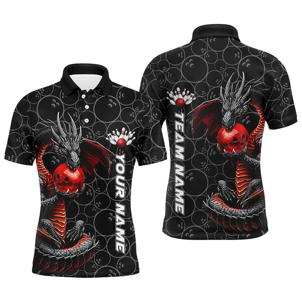 Personalized Dragon Bowling Shirts For Men, Women And Kids, Bowling Team Jerseys Outfit IPHW5873