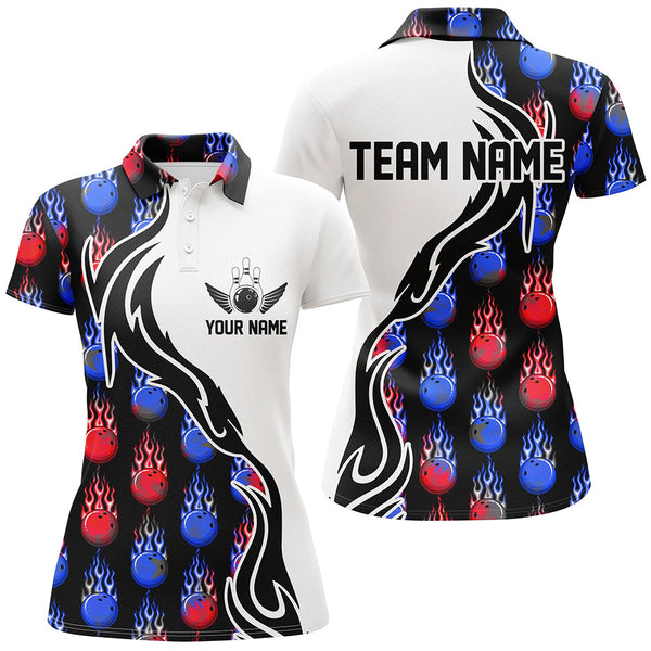 Custom Bowling Shirts For Women, Personalized Bowling Team Jerseys IPHW4979