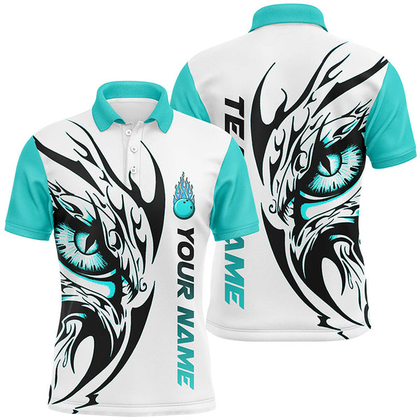 Custom Dragon Eye Tattoo Bowling Team Shirts For Men, Women And Kid, Bowler Outfit IPHW5861
