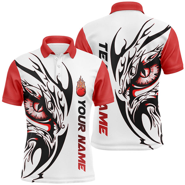 Custom Dragon Eye Tattoo Bowling Team Shirts For Men, Women And Kid, Bowler Outfit IPHW5861