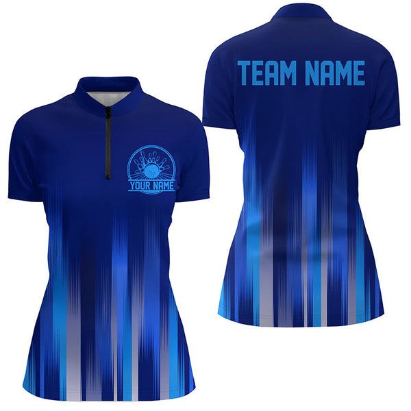 Custom Green Bowling Shirts For Women, Bowling Logo Team Bowling Jerseys, Bowler Outfit IPHW5209
