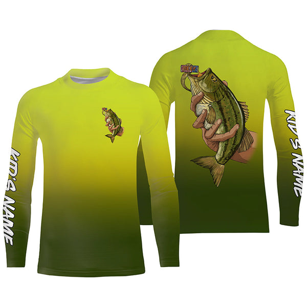 Bass fishing & beer Custom sun protection Long sleeve Fishing Shirts, Bass Fishing Gift for men, women NQS4423