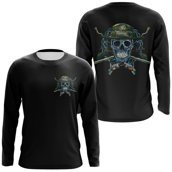 Fish skull reaper fishing Shirts, Fishing Gift for fisherman NQS4617