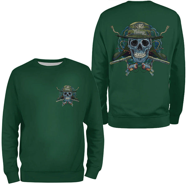 Fish skull reaper fishing Shirts, Fishing Gift for fisherman NQS4617