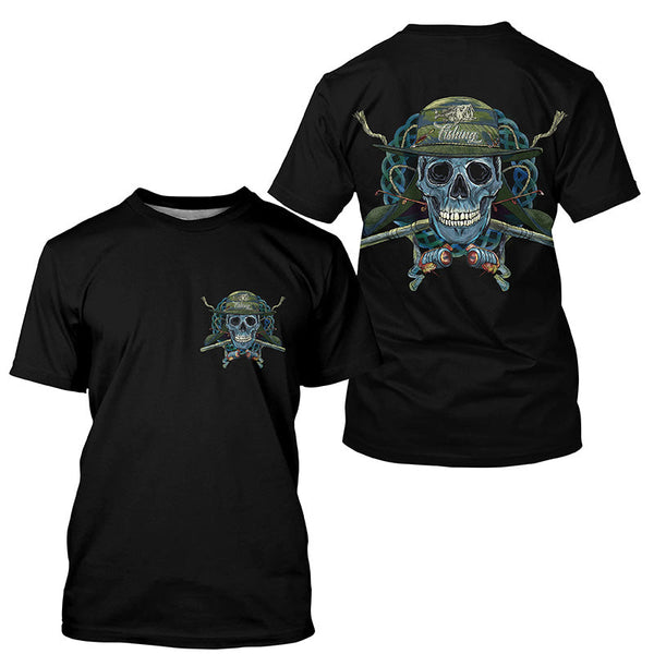 Fish skull reaper fishing Shirts, Fishing Gift for fisherman NQS4617