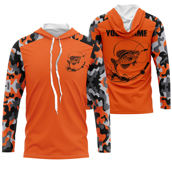 Crappie Fishing Performance Long Sleeve Sun/UV Protection Shirts, Fishing Jerseys FSDA9