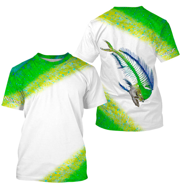 Mahi Mahi Long Sleeve Fishing Shirt for Men, personalized performance Fishing Shirts TTS0029