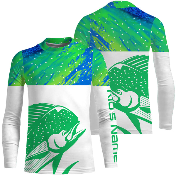 Mahi Mahi fishing UV Protection Shirts, personalized performance Fishing Shirts TTS0065