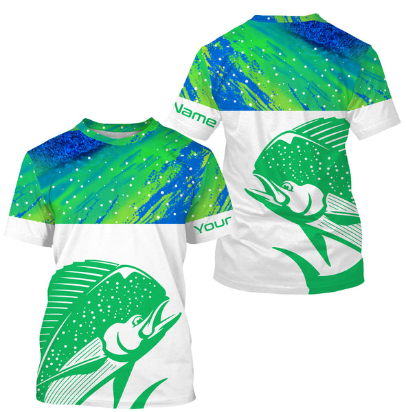 Mahi Mahi fishing UV Protection Shirts, personalized performance Fishing Shirts TTS0065