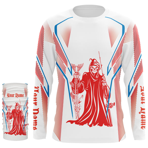 Fish Reaper Custom UV Long Sleeve Fishing Shirts Fish Reaper performance fishing shirts TTS0072