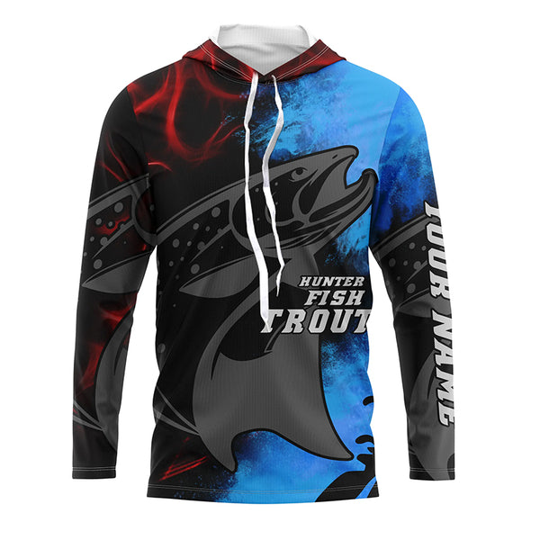 Brown Trout Fishing Long sleeve performance Fishing Shirts, Fishing jerseys TTS0770