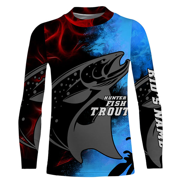 Brown Trout Fishing Long sleeve performance Fishing Shirts, Fishing jerseys TTS0770