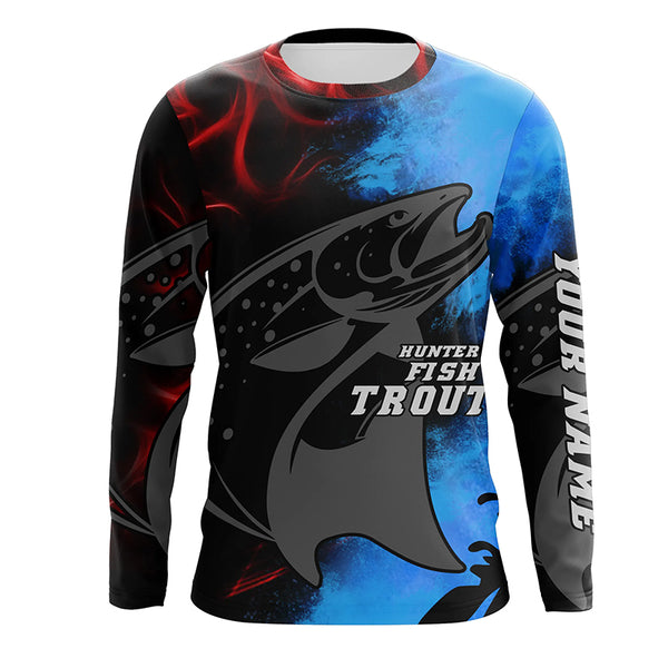 Brown Trout Fishing Long sleeve performance Fishing Shirts, Fishing jerseys TTS0770