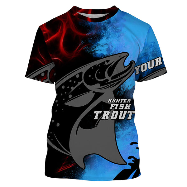 Brown Trout Fishing Long sleeve performance Fishing Shirts, Fishing jerseys TTS0770