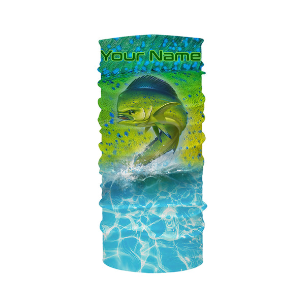 Mahi Mahi Saltwater Fishing Custom Long Sleeve Fishing Shirts TTS0010