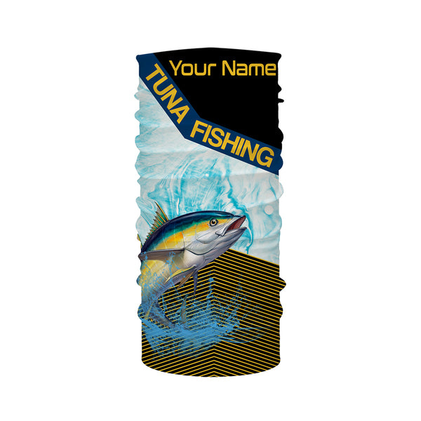 Yellowfin Tuna Fishing Custom Long sleeve Fishing Shirts, Fishing jerseys TTS0056