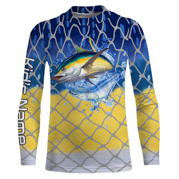 Tuna fishing skin personalized custom name sun protection long sleeve fishing shirts TTS0082