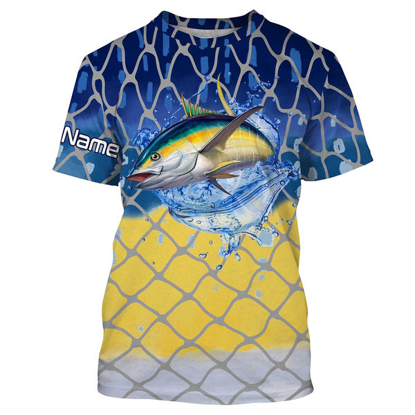 Tuna fishing skin personalized custom name sun protection long sleeve fishing shirts TTS0082