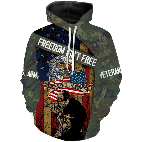 Freedom Isn't Free 3D Hoodie US Army Veteran Memorial Day Shirt Remembrance Soldier Honor| NMD06