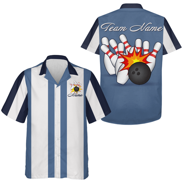 Personalized Bowling Jersey Bowling Team Jersey Bowling Hawaii Shirt Unisex QZT214
