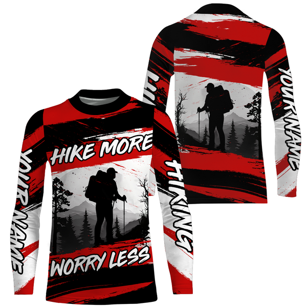 Hiking Shirt For Men Women Upf30+ Red Hiking Shirts Short & Long Sleeved Clothes HM14