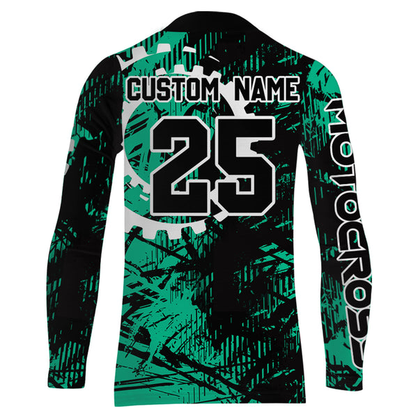 Dirt Bike Jersey Youth Men Women Upf30+ Motocross Racing Motorcycle Riding Jersey XM256