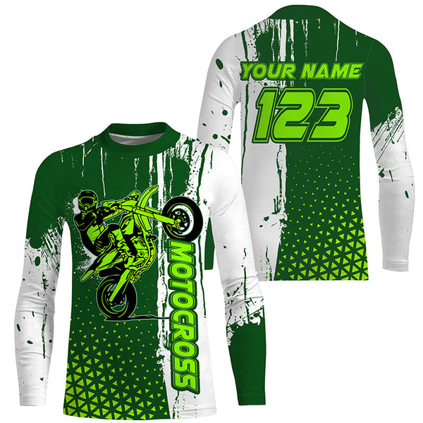 Custom Motocross Jersey Kid Men Women UPF30+ MX Racing Dirt Bike Off-Road Motorcycle Racewear NMS1270