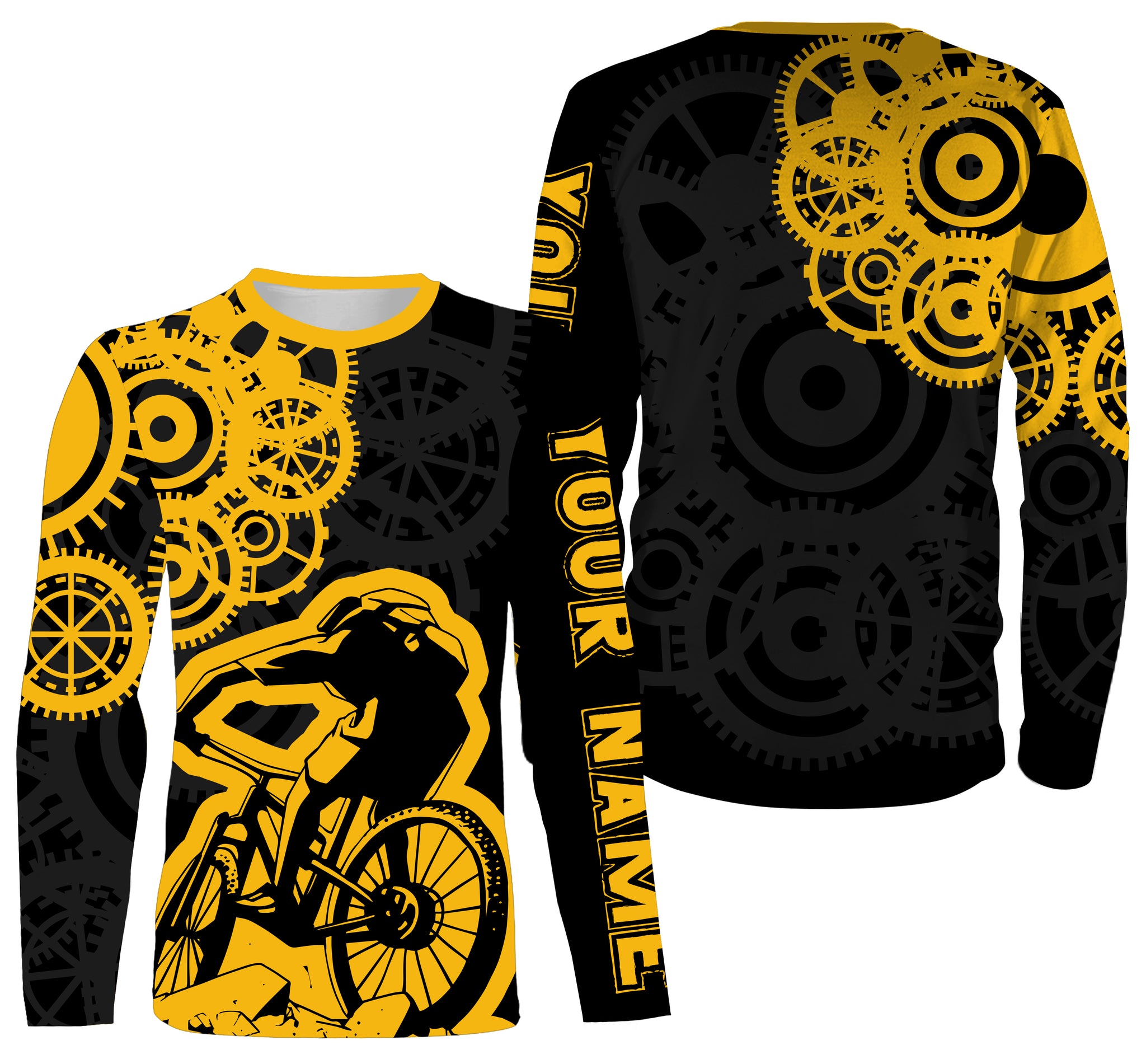Cycling Jersey, Mountain Biking Jersey, Custom All Over Print Shirt, Downhill Off-road, Riding Racing| JTS457