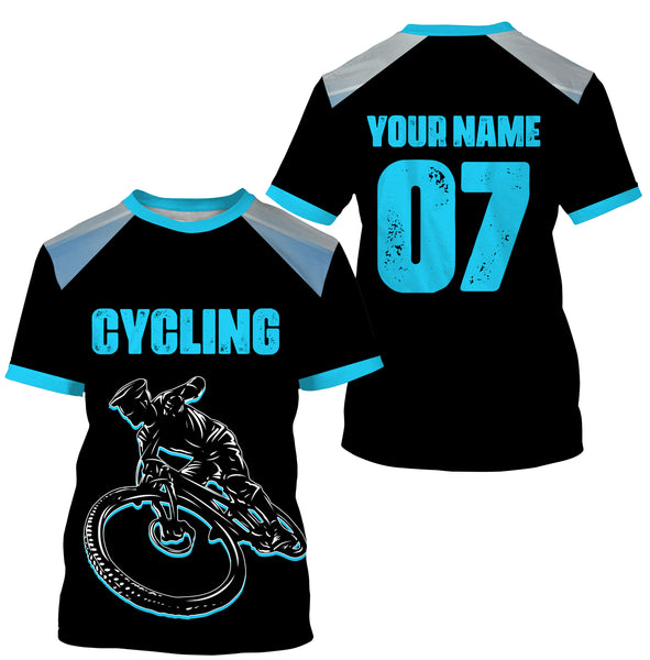 Personalized Cycling Jersey - Mountain Biking Jersey MTB Long Sleeve Shirt for Cyclist Bike Rider JTS419
