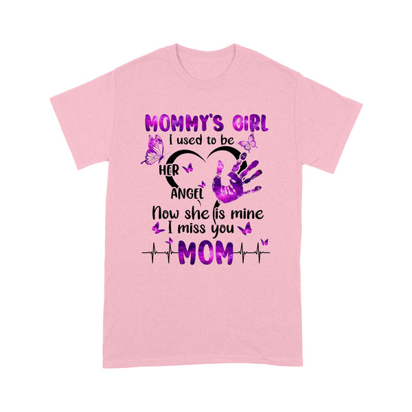 Mom Memorial T-shirt, Mommy's Girl in Heaven, Remembrance Loss of Mother NTS267