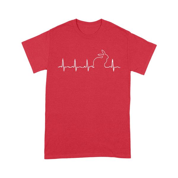 Men’s Rabbit hunting Shirt, Rabbit Pulse Heartbeat T-shirt - FSD3787 D06